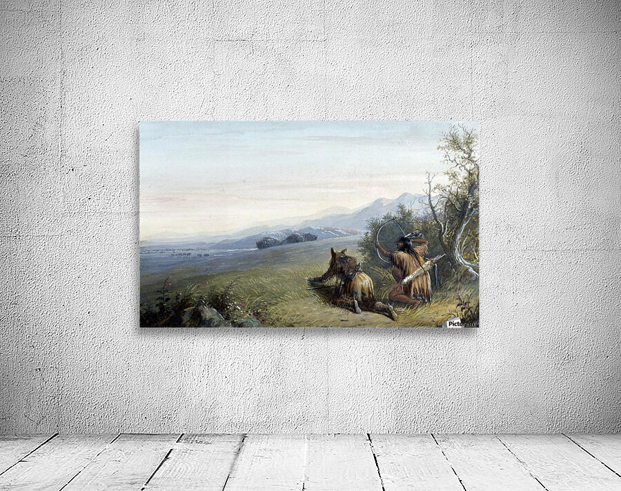 Indian hunters Wall Preview