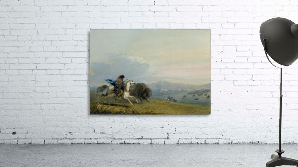 Pawnee Running Buffalo Wall Preview