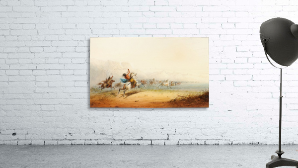 Lassoing Horses Wall Preview