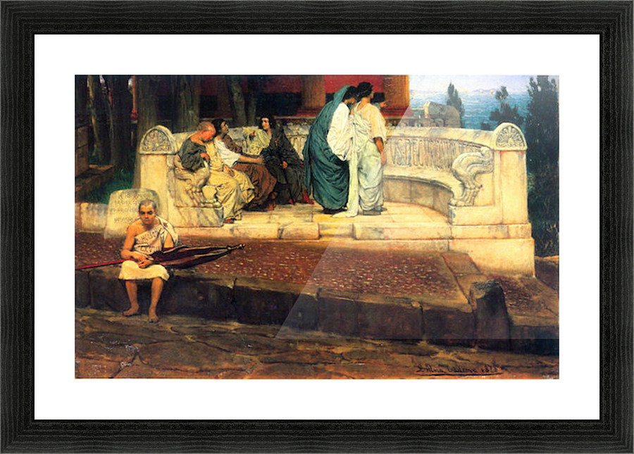 A Exedra Picture Frame print