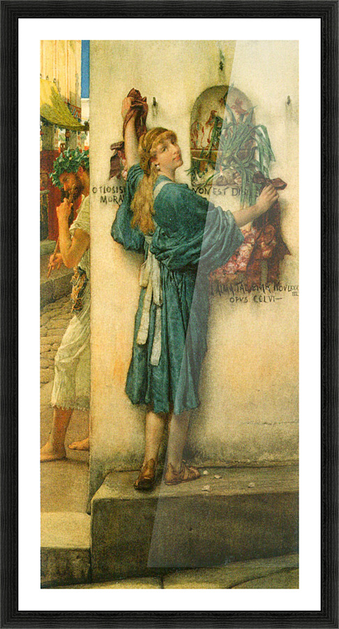 A road altar Picture Frame print