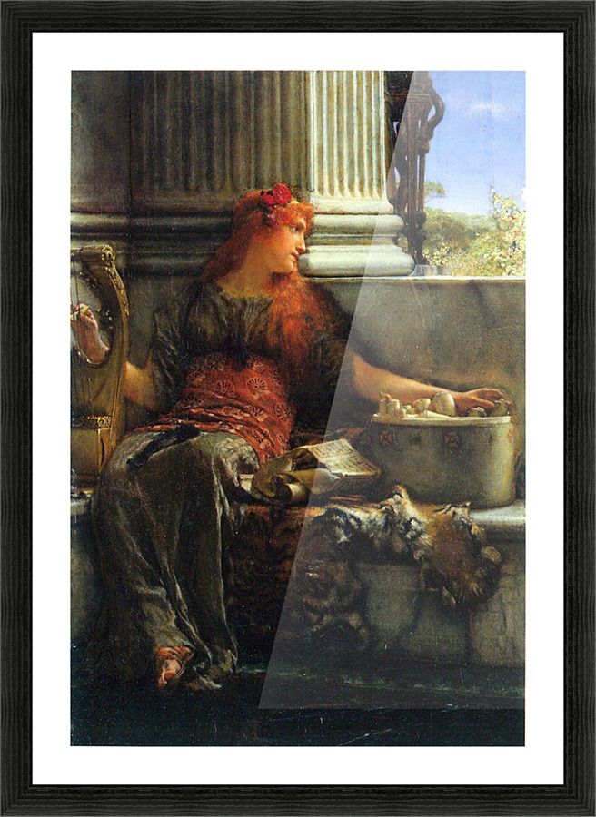 Poesie Picture Frame print
