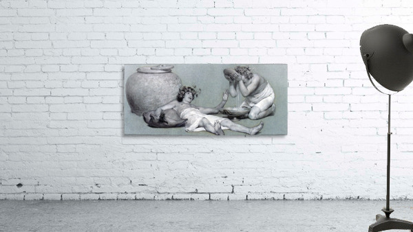 Bacchus and Silenus Wall Preview