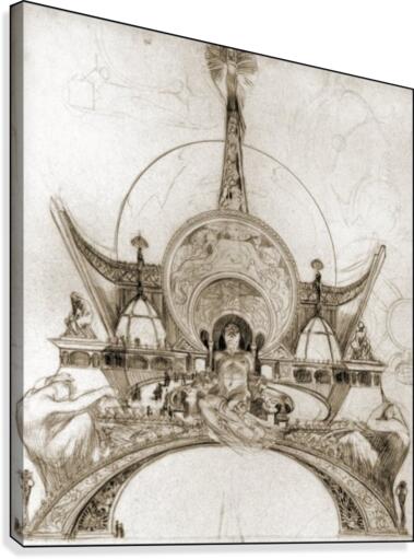 The golden age Canvas Print