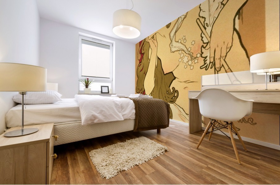 Salon des Cent Mural print