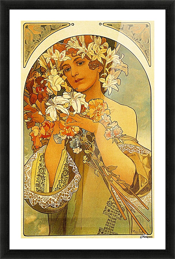 Flower, 1897 Picture Frame print