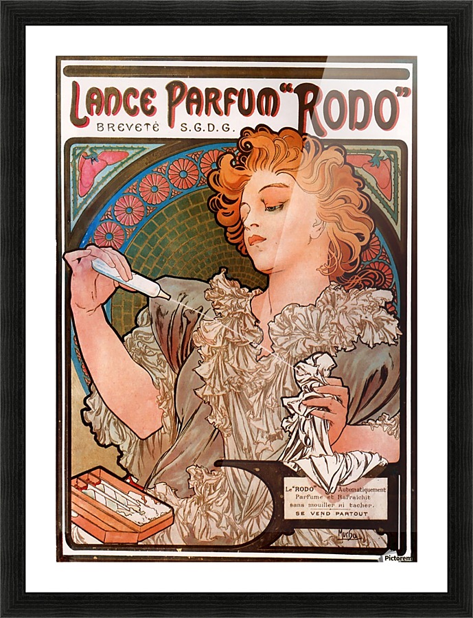 Lance parfum Rodo, 1896 Picture Frame print