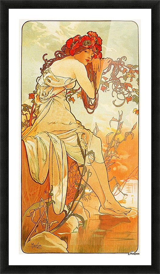 Summer, 1896 Picture Frame print
