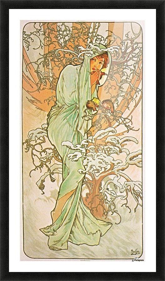 Winter, 1896 Picture Frame print
