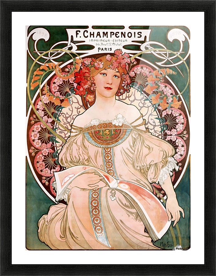 F. Champenois Picture Frame print