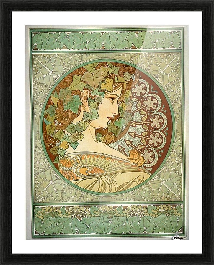 Laurel, 1901 Picture Frame print