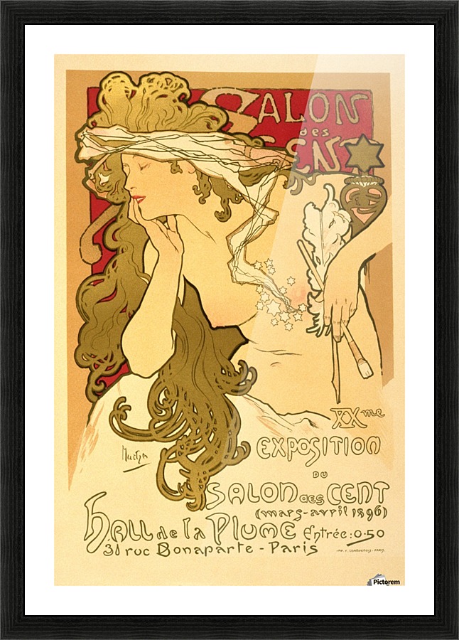 Salon des Cent Picture Frame print