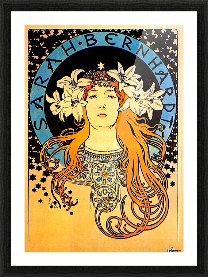 Sarah Bernardt Picture Frame print