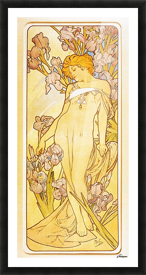 Iris Picture Frame print