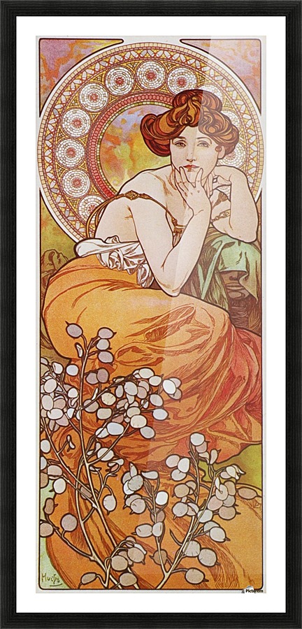 Topaz Picture Frame print