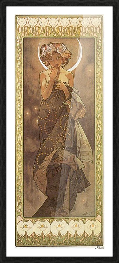 The Moon Picture Frame print