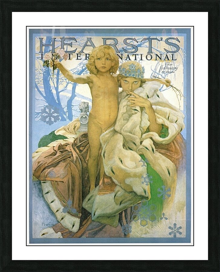 Hearst's International Picture Frame print