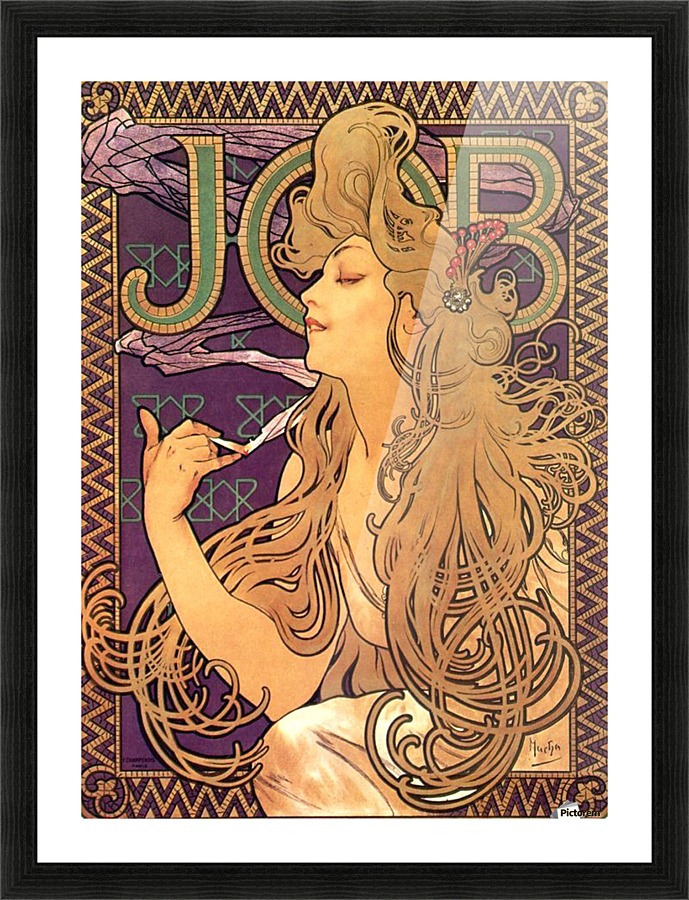Job Cigarettes Picture Frame print