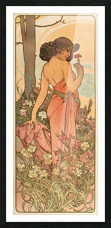 Les Fleurs Picture Frame print