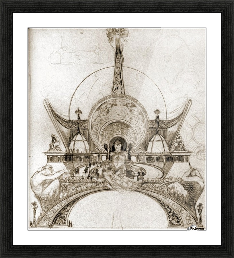 The golden age Picture Frame print