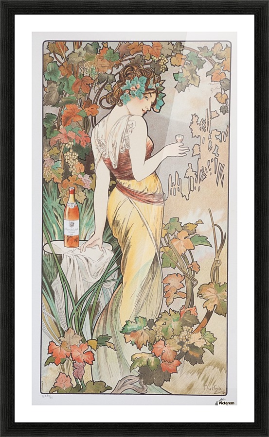 Cognac Bisquit Picture Frame print