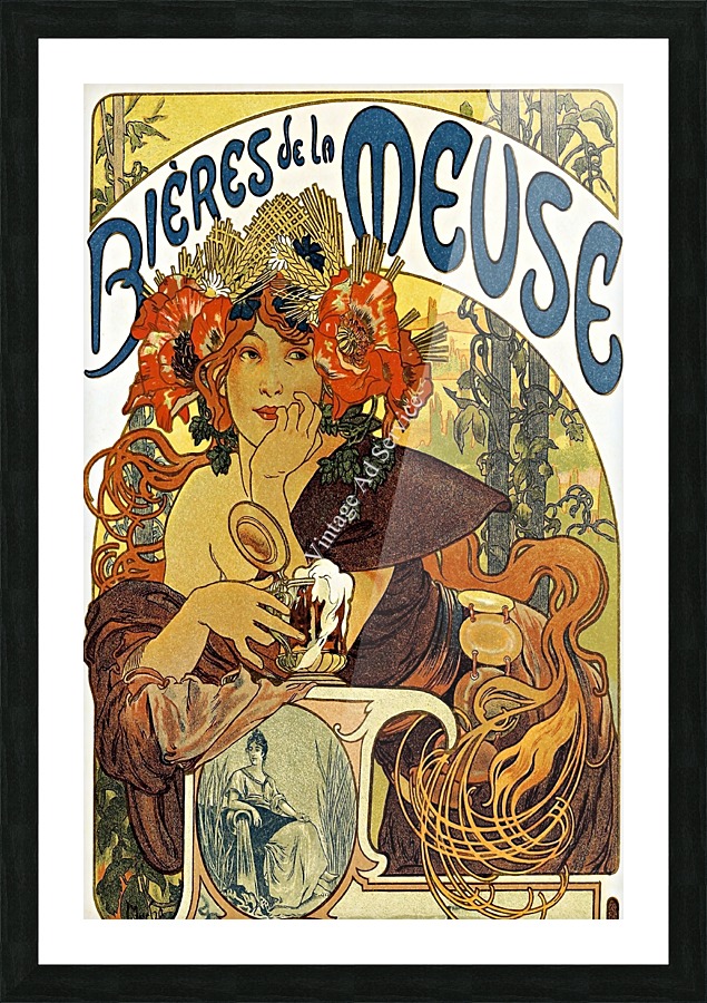 Bbieres De La Muse Picture Frame print
