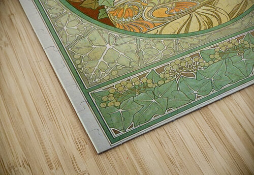 Laurel, 1901 Alphonse Mucha puzzle