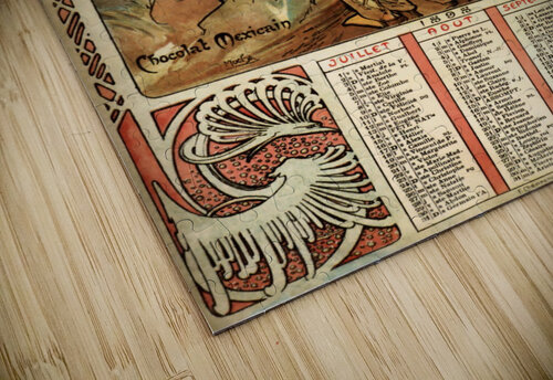 Chocolat Mexicain Alphonse Mucha puzzle