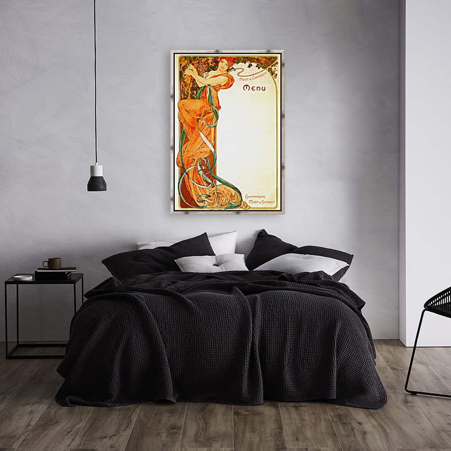 1899 Moet & Chandon menu Reproduction