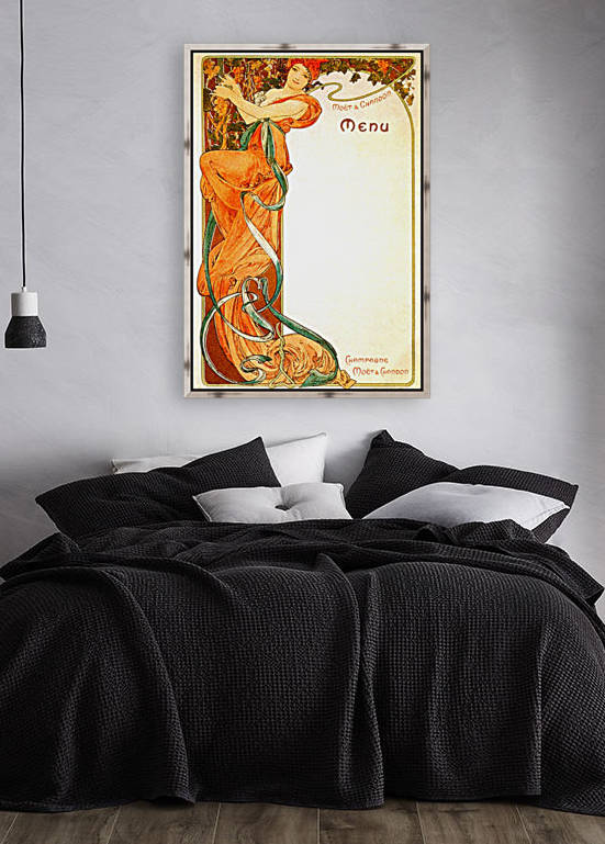 1899 Moet & Chandon menu Reproduction