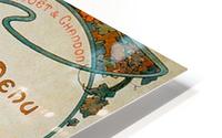 1899 Moet - Chandon menu HD Metal print