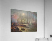 The harbor in the night Acrylic Print