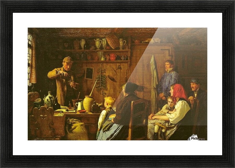 Der Quacksalber 1879 Picture Frame print