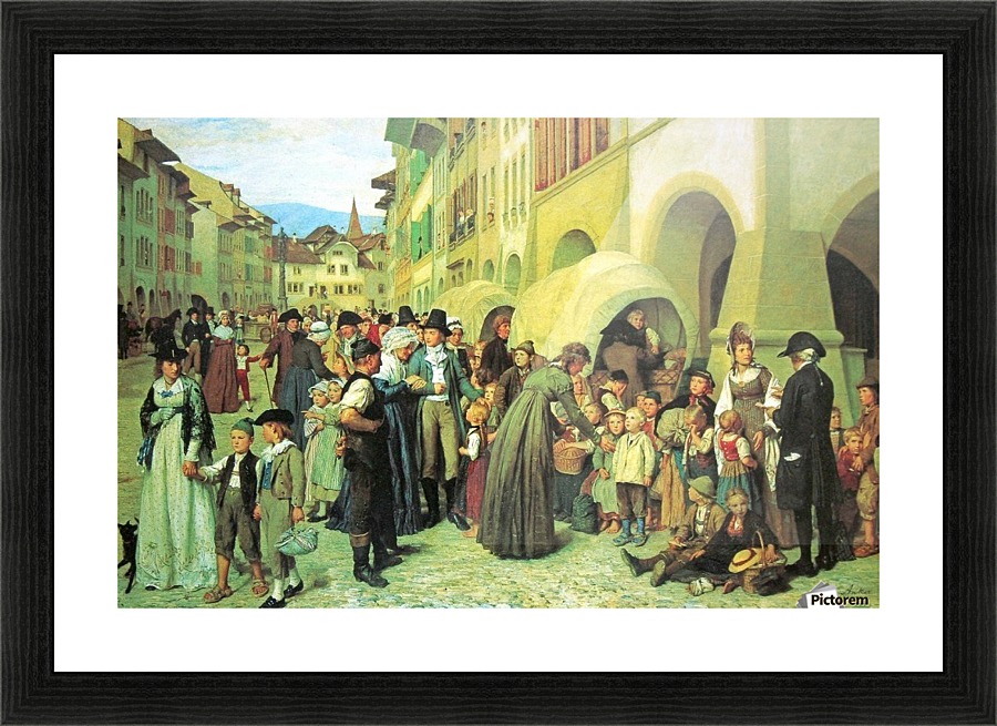 Landerkinder 1876 Picture Frame print