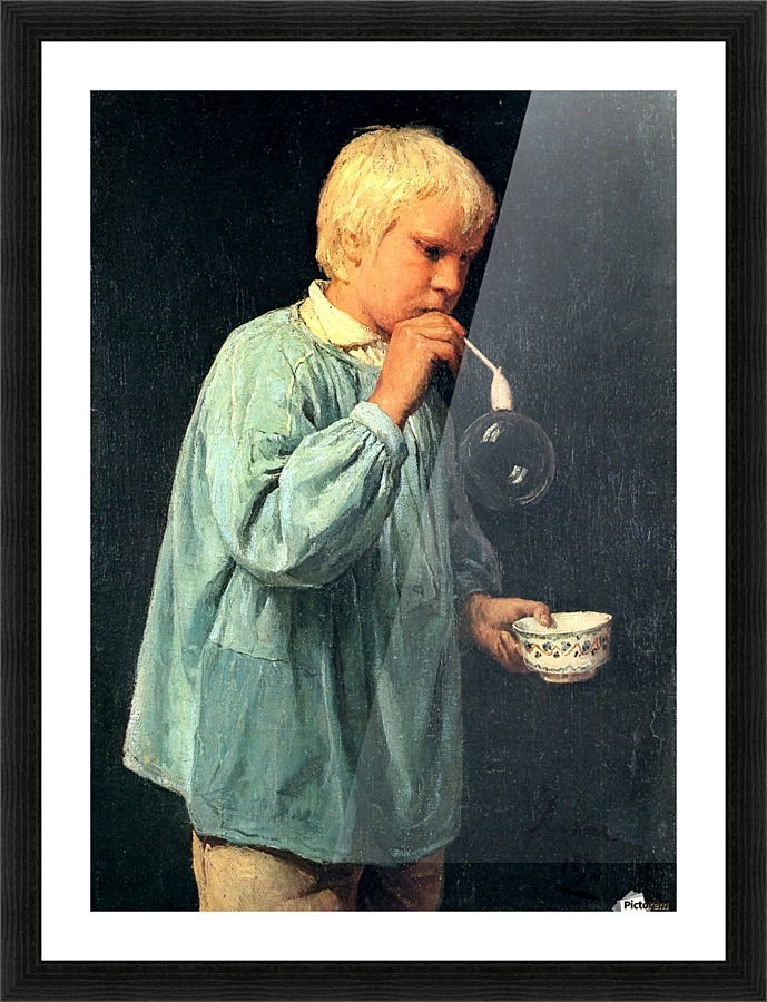 The Bubble Ball Picture Frame print