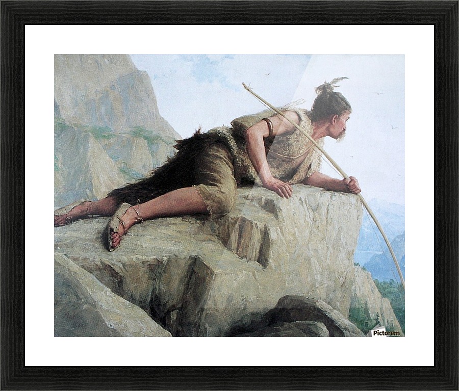 Der Pfahlbauer, 1886 Picture Frame print
