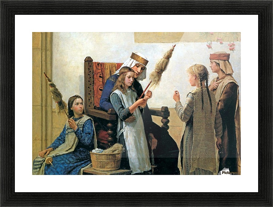 Making yarn Picture Frame print