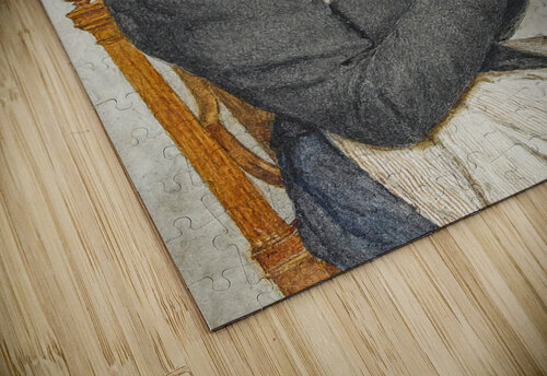 Strickendes Madchen Anker Albert puzzle