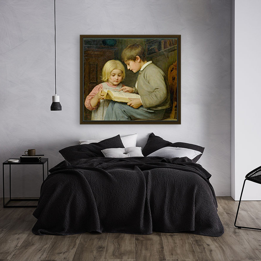 Two brothes reading Reproduction