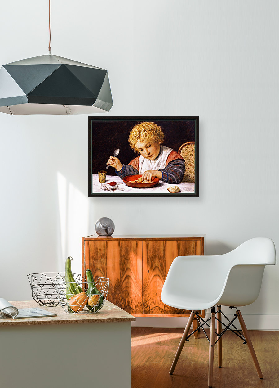Child at a Table Reproduction
