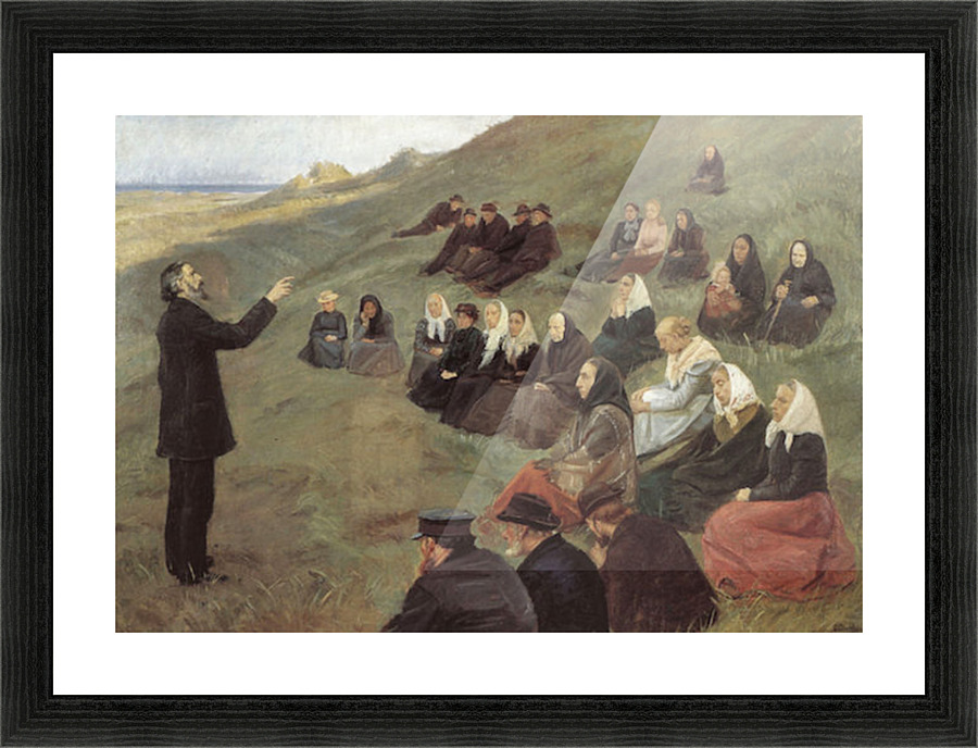 The missionary Picture Frame print