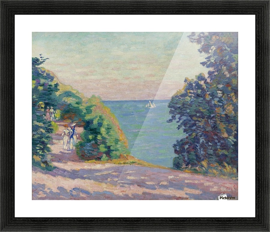 August Evening at Saint-Palais Picture Frame print