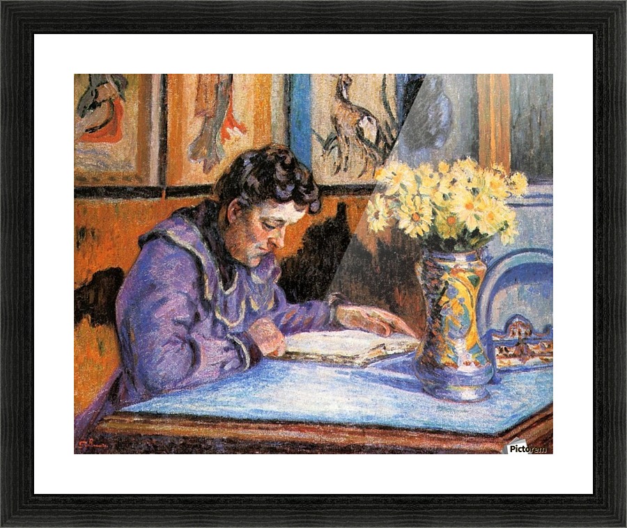 Madame Guillaumin canvas Picture Frame print