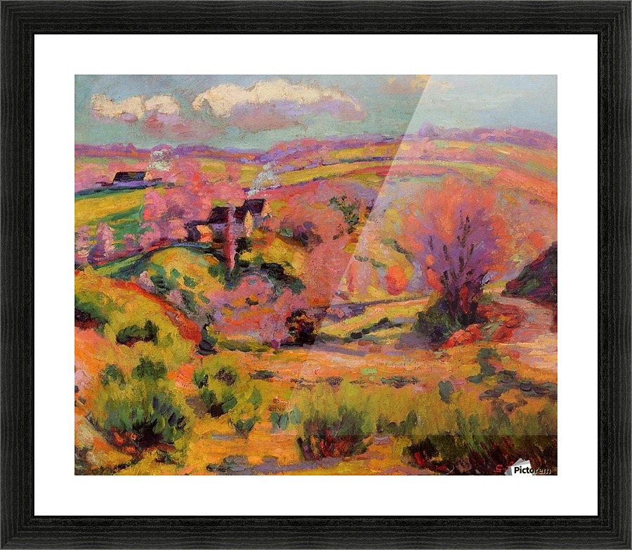 The Creuse canvas Picture Frame print