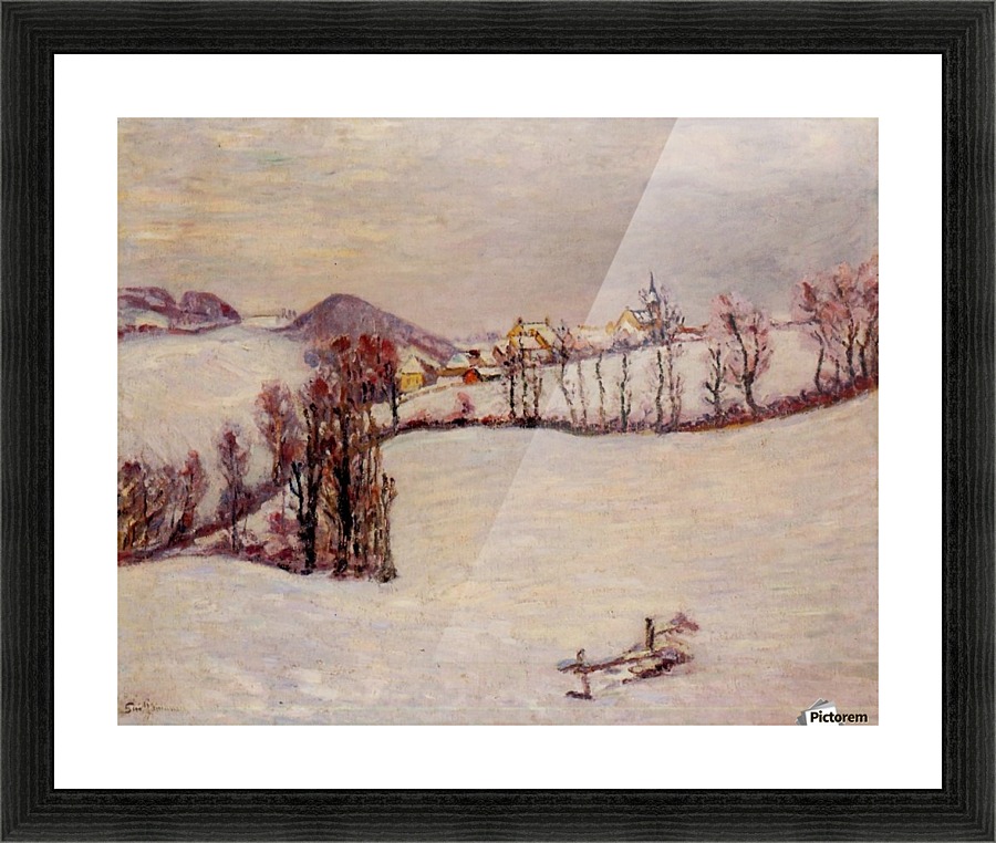 Saint-Samuel in Winter Picture Frame print