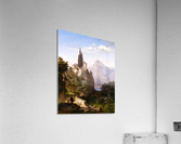 A distant castle Acrylic Print