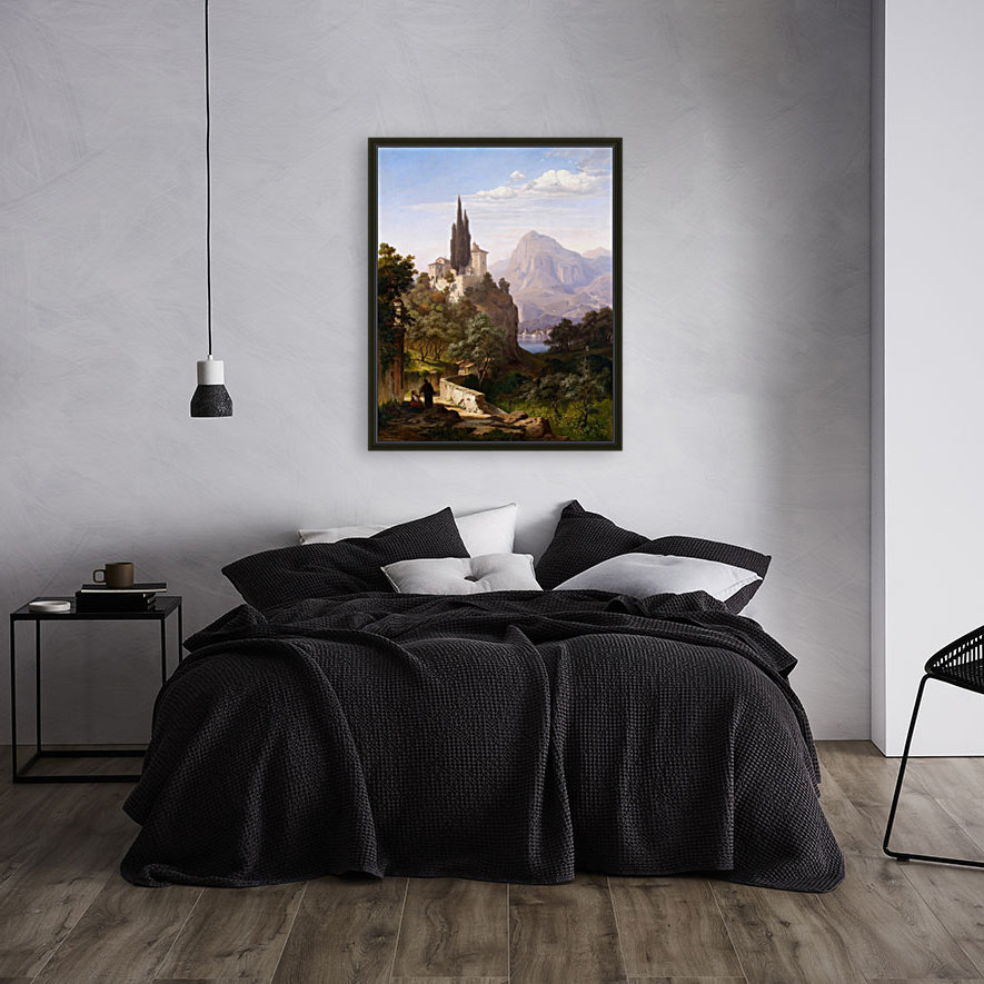 A distant castle Reproduction