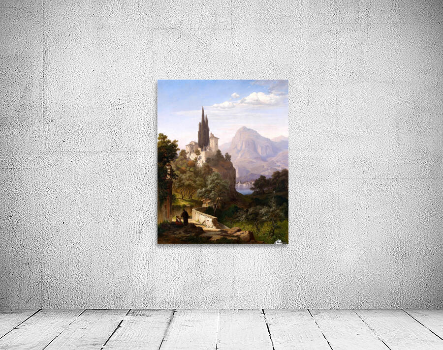 A distant castle Wall Preview