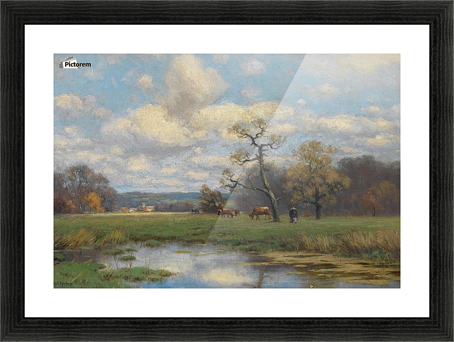 Sohn von August Picture Frame print
