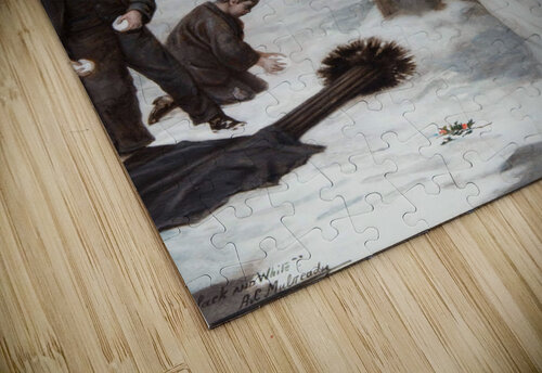 Black and white Augustus Edwin Mulready puzzle